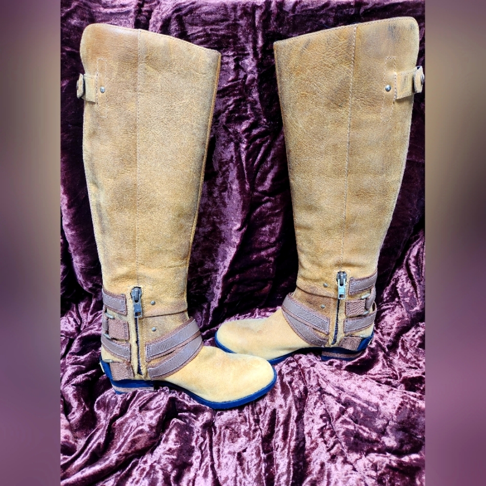 Sorel Lolla Tall Camel Riding Boots size 7
